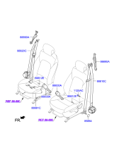 ремень безопасности передних сидений