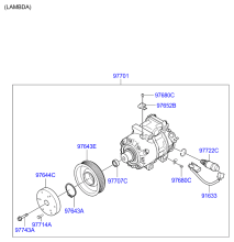 A/C SYSTEM - COOLER LINE, FRONT