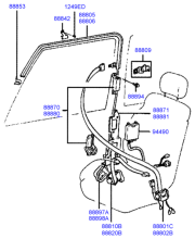 BELT - FRONT SEAT