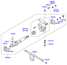 PROPELLER SHAFT (CENTER)