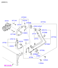 A/C SYSTEM - COOLER LINE, FRONT