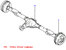 AXLE ASSY - REAR