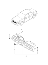 RADIATOR GRILLE (-020901)