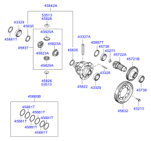 TRANSAXLE GEAR - AUTOMATIC