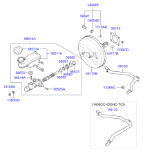 BRAKE MASTER CYLINDER & BOOSTER