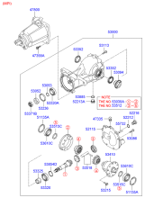 COUPLING & DIFFERENTIAL CARRIER ASSY