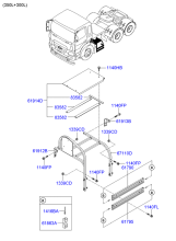 LADDER ASSY (TRACTOR)