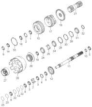 TRANSAXLE GEAR (A/T)