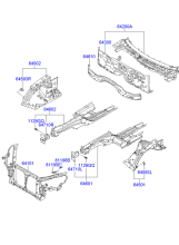 FENDER APRON & RAD SUPPORT PANEL