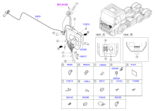 CLUTCH, BRAKE PEDAL & CAB PIPING