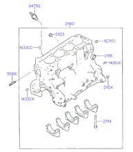 CYLINDER BLOCK (G4DJ)