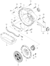 CLUTCH DISK & COVER (-040107)