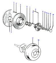 FRONT HUB & REAR WHEEL