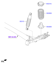 REAR SPRING & STRUT