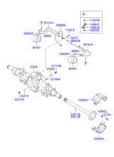 REAR AXLE HOUSING & SHAFT (FORWARD)