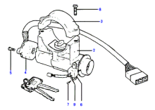 IGNITION SWITCH & STEERING LOCK