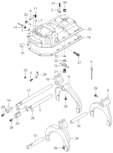 TRANSMISSION GEAR SHIFT CONTROL LOWER