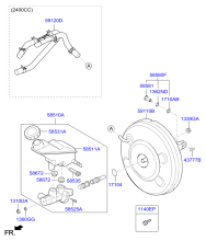 BRAKE MASTER CYLINDER & BOOSTER