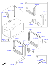 FUEL TANK & MOUNTINGS