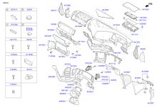 INSTRUMENT PANEL & RELATED PARTS