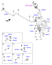 CLUTCH, BRAKE PEDAL & CAB PIPING