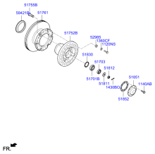 FRONT AXLE & HUB