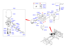 BRAKE AIR & VACUUM TANK