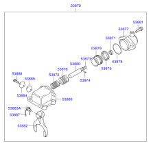 REAR AXLE DIFF CARRIER(FORWARD)