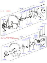 STEERING WHEEL (-92MY)