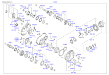 REAR AXLE DIFF CARRIER(FORWARD)