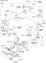 A/C SYSTEM - COOLER LINE, FRONT