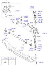 FRONT AXLE & HUB