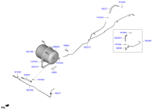 BRAKE AIR & VACUUM TANK