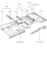 CENTER & REAR FLOOR BODY