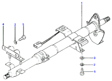 STEERING COLUMN & SHAFT ASSY