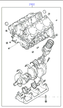 SHORT ENGINE ASSY (I4)