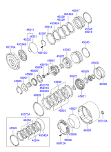 OVER DRIVE INPUT SHAFT & CLUTCH-ATM (03-7