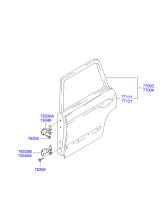 PANEL - REAR DOOR