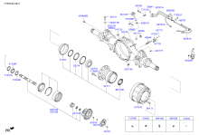 REAR AXLE HOUSING & SHAFT (REAR)