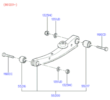 REAR SUSPENSION LOWER ARM