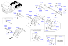 REAR FENDER ASSY (TRACTOR)