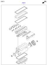 набор прокладок двигателя