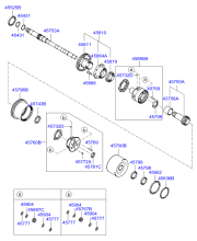 TRANSAXLE GEAR - AUTOMATIC