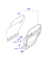 PANEL - REAR DOOR