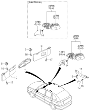 SUNVISOR & ASSIST HANDLE & MIRROR