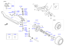 FRONT AXLE & HUB