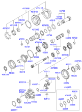 TRANSAXLE GEAR - AUTOMATIC