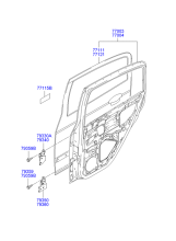 PANEL - REAR DOOR