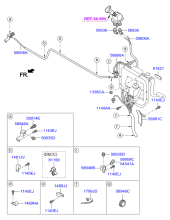 CLUTCH, BRAKE PEDAL & CAB PIPING