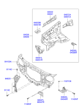 FENDER APRON & RAD SUPPORT PANEL